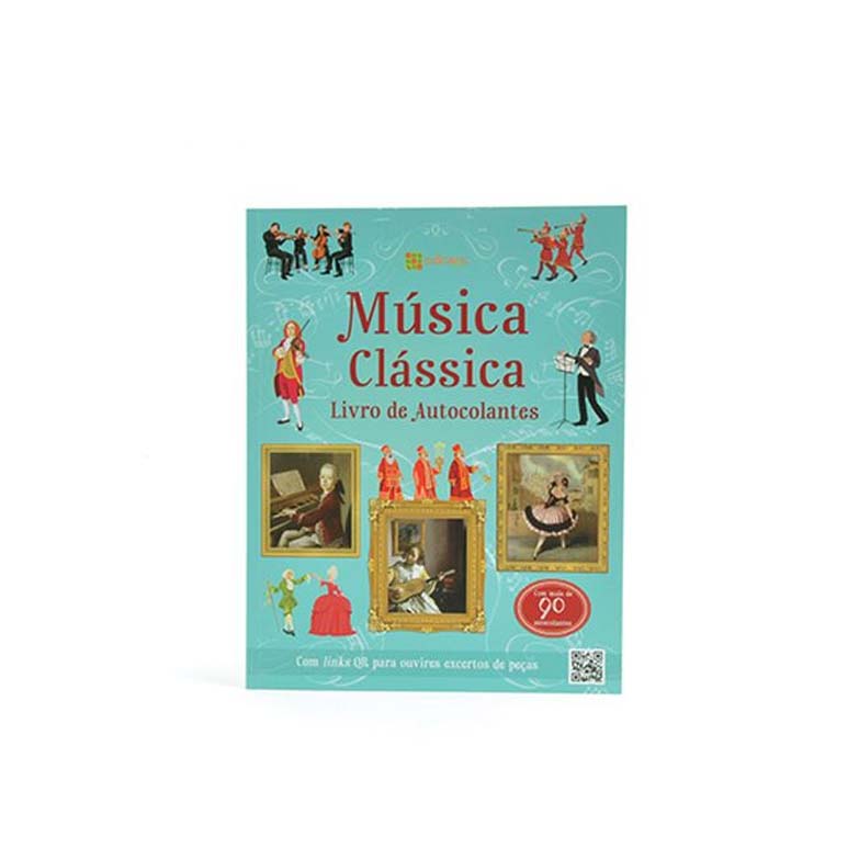 Música clássica - livro de autocolantes