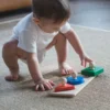 puzzle de botões de formas geométricas