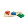 puzzle de botões de formas geométricas