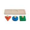 puzzle de botões de formas geométricas