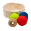 cesto de bolas montessori