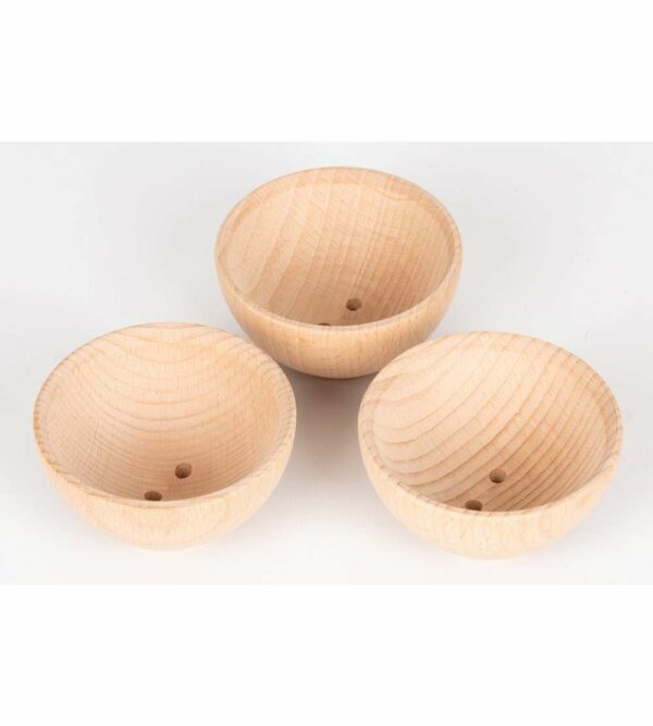 Taças madeira 70 mm (pack de 3) - Image 2